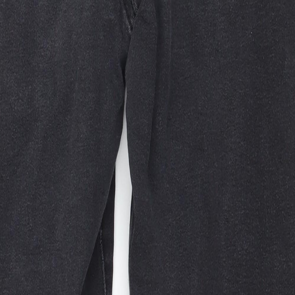 Denim & Co. Womens Grey Denim Skinny Jeans Size 14 L27 in