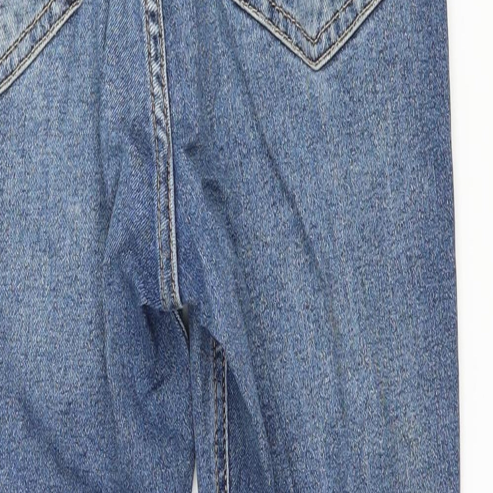 Topshop Womens Blue Denim Skinny Jeans Size 28 in L30 in