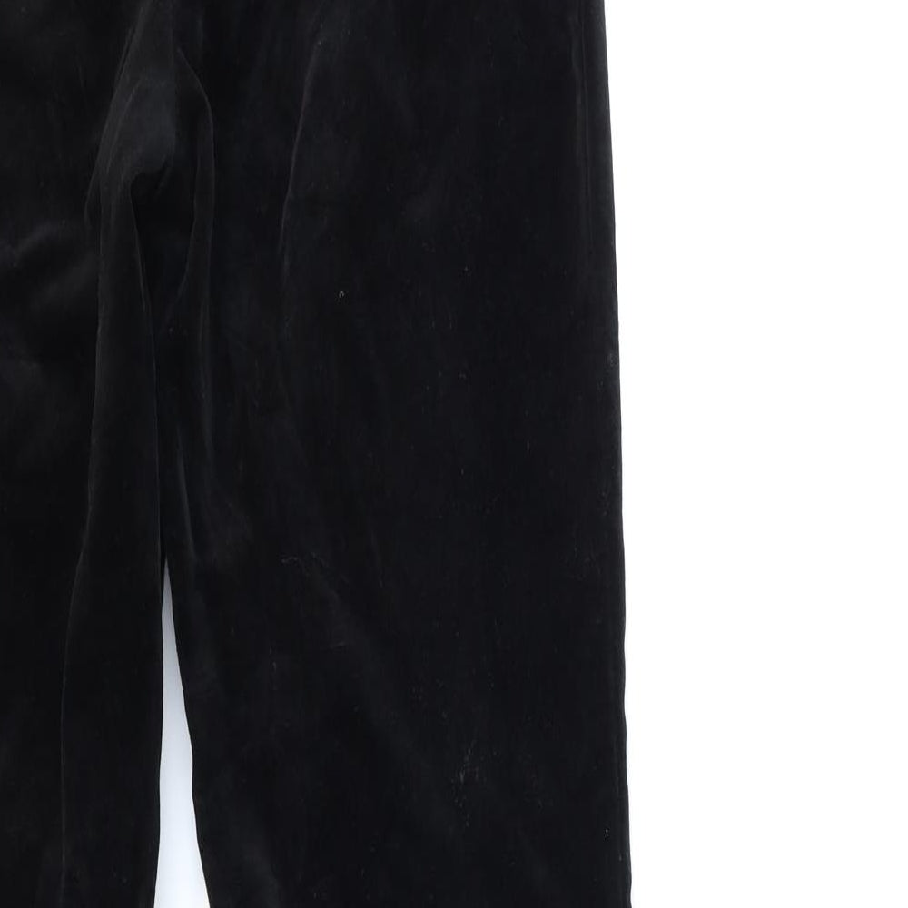 Marks and Spencer Womens Black Trousers Size 10 L30 in