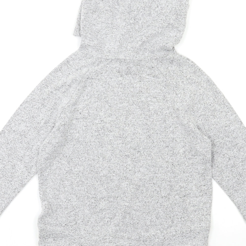 Habitual Womens Grey Pullover Hoodie Size 12