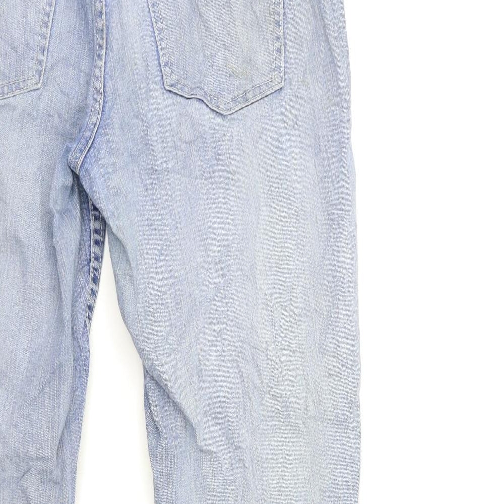 Yessica Womens Blue Denim Straight Jeans Size 30 in L32 in