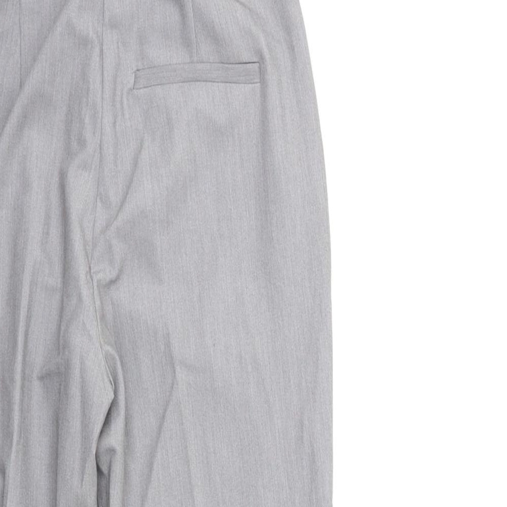 ASOS Womens Grey Rayon Trousers Size 8 L23 in