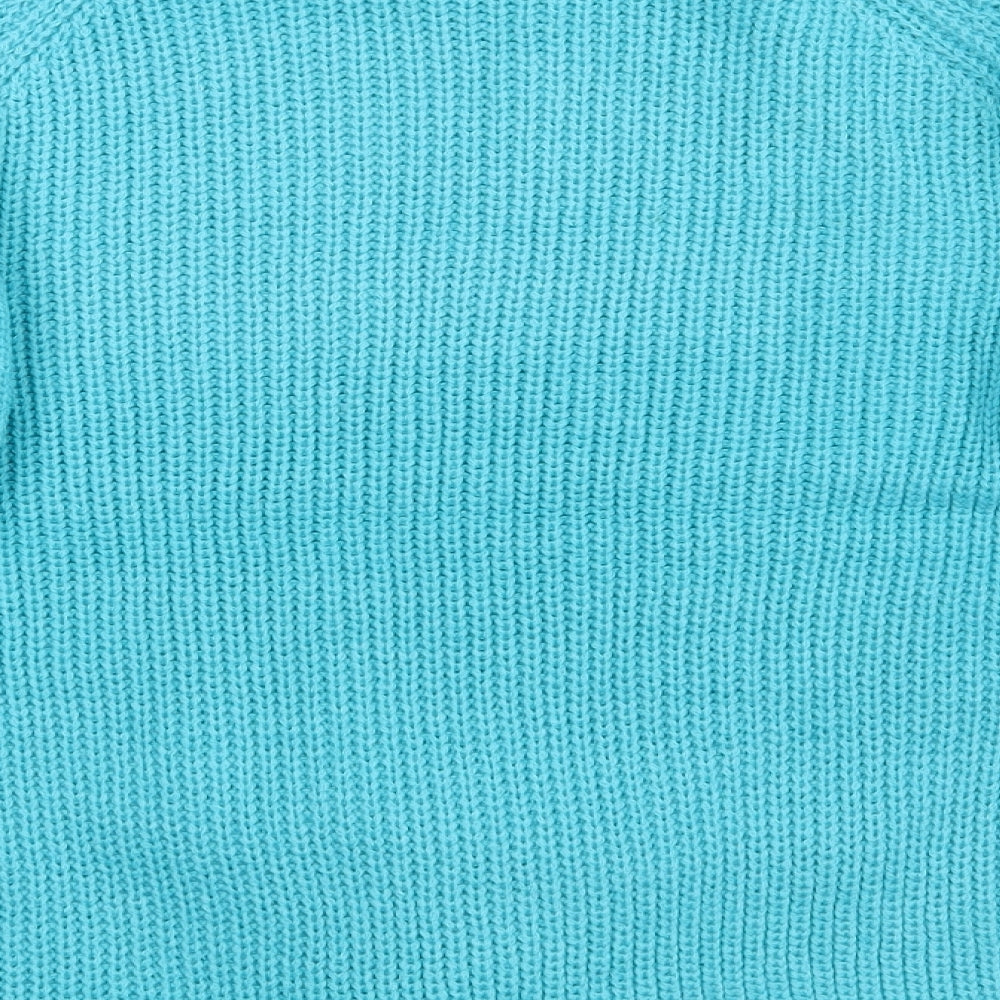 BEYOU Womens Blue Pullover Jumper Size 12