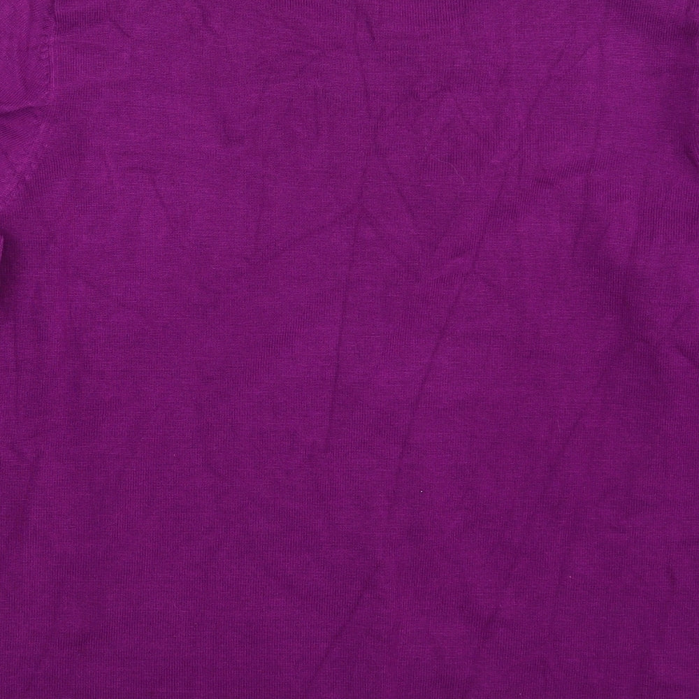 Bonmarché Womens Purple Pullover Sweatshirt Size M