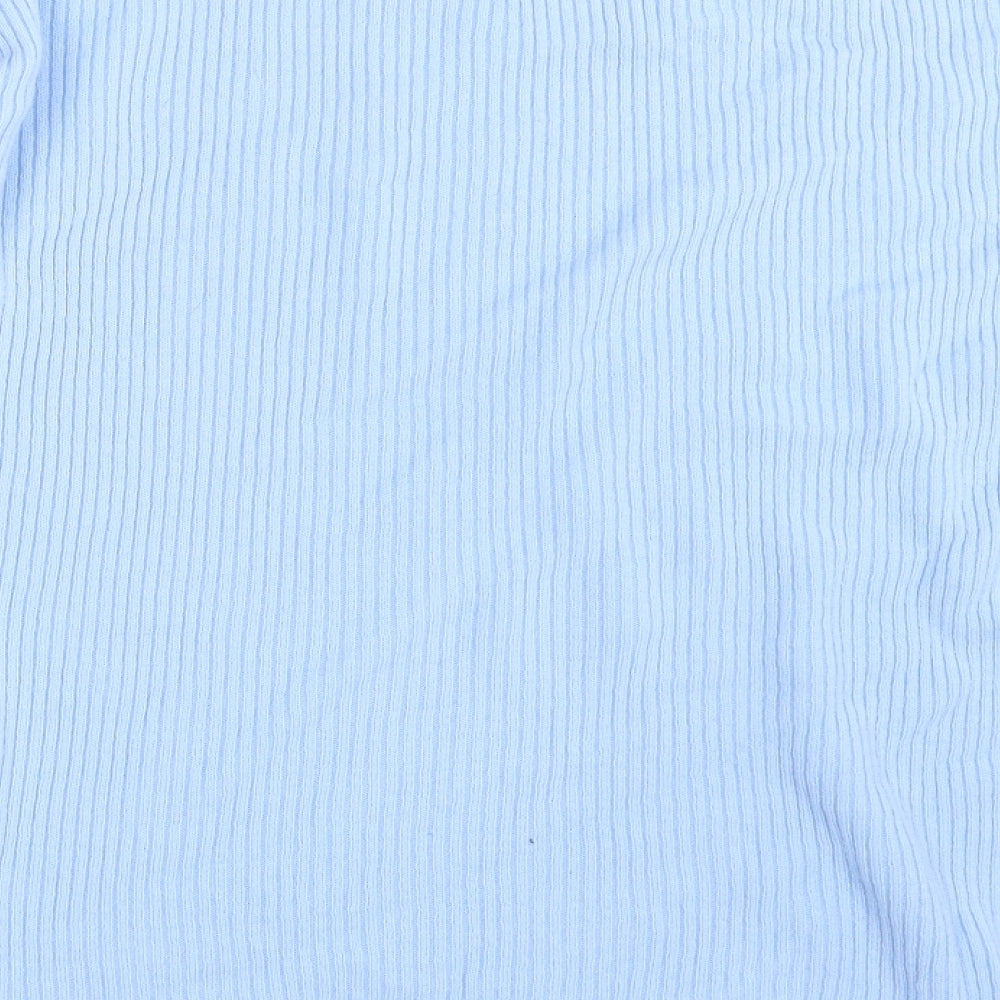 Afibel Womens Blue Pullover Jumper One Size