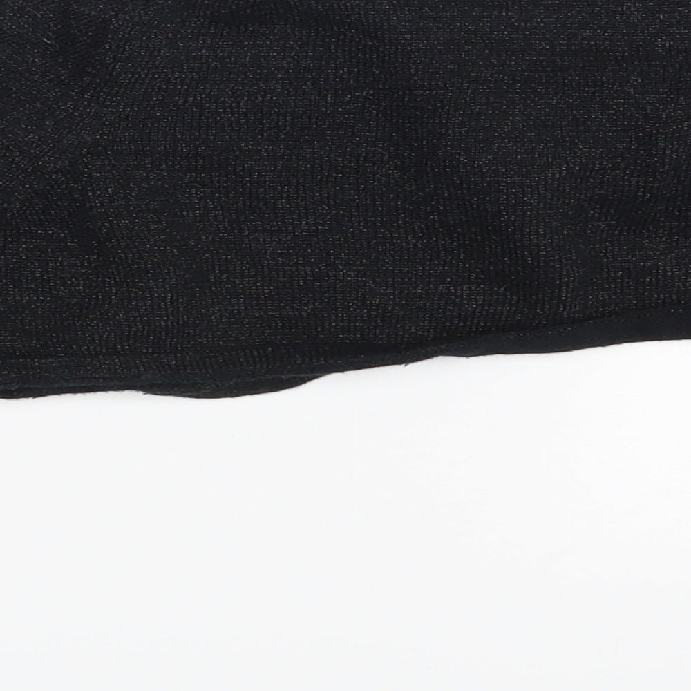 H&M Girls Black Basic Blouse Size 8-9 Years