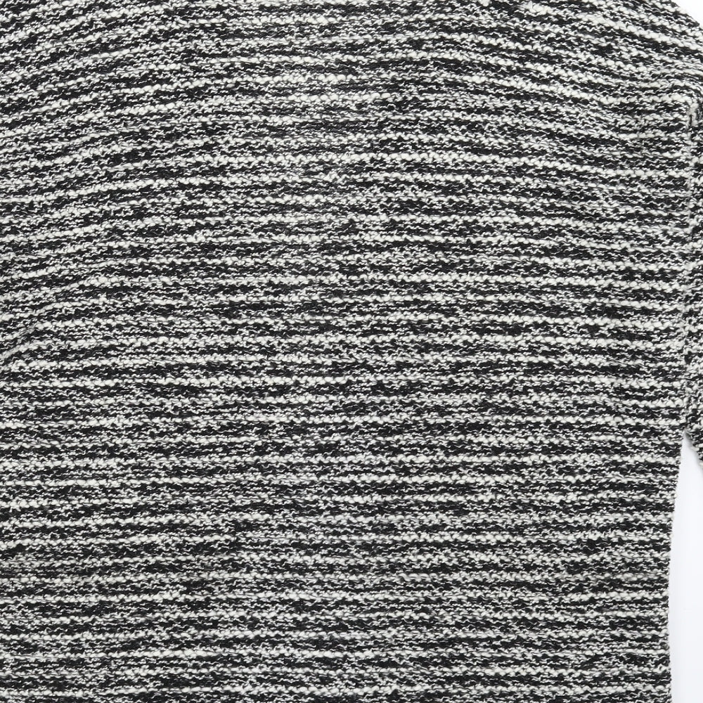 Divided Womens Grey Knit Jacket Coatigan Size M