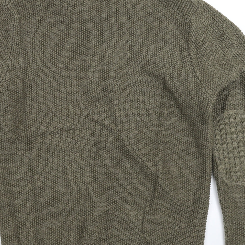 NEXT Womens Grey Knit Pullover Jumper Size S