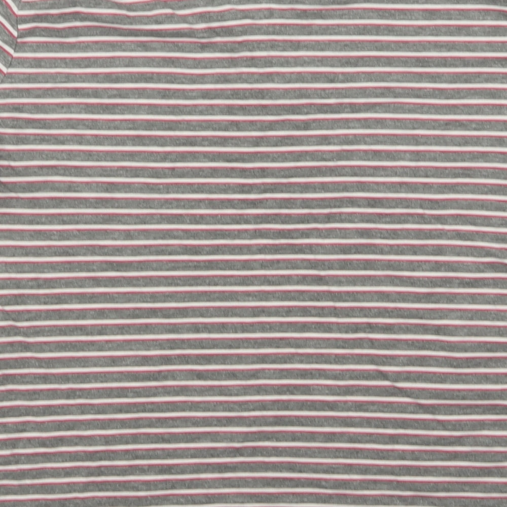 Backswing Womens Multicoloured Striped Basic Polo Size L