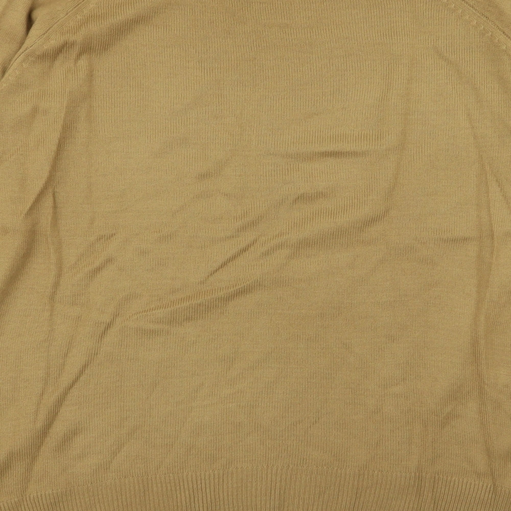 River Island Mens Beige Pullover Jumper Size S