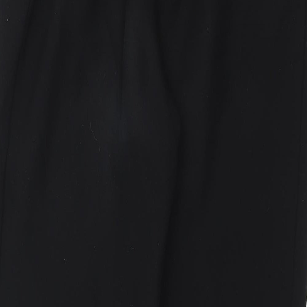 H&M Womens Black Trousers Size 6 L25 in
