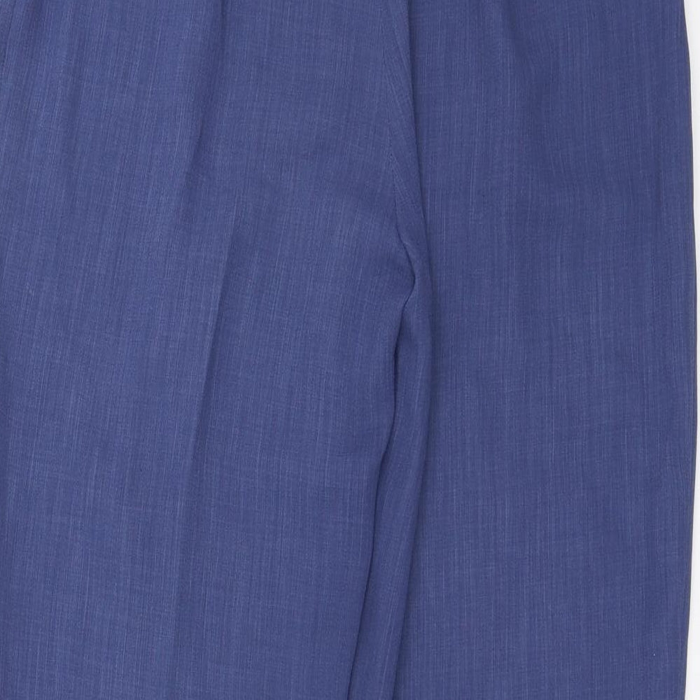Chianti Womens Blue Trousers Size 14 L28 in