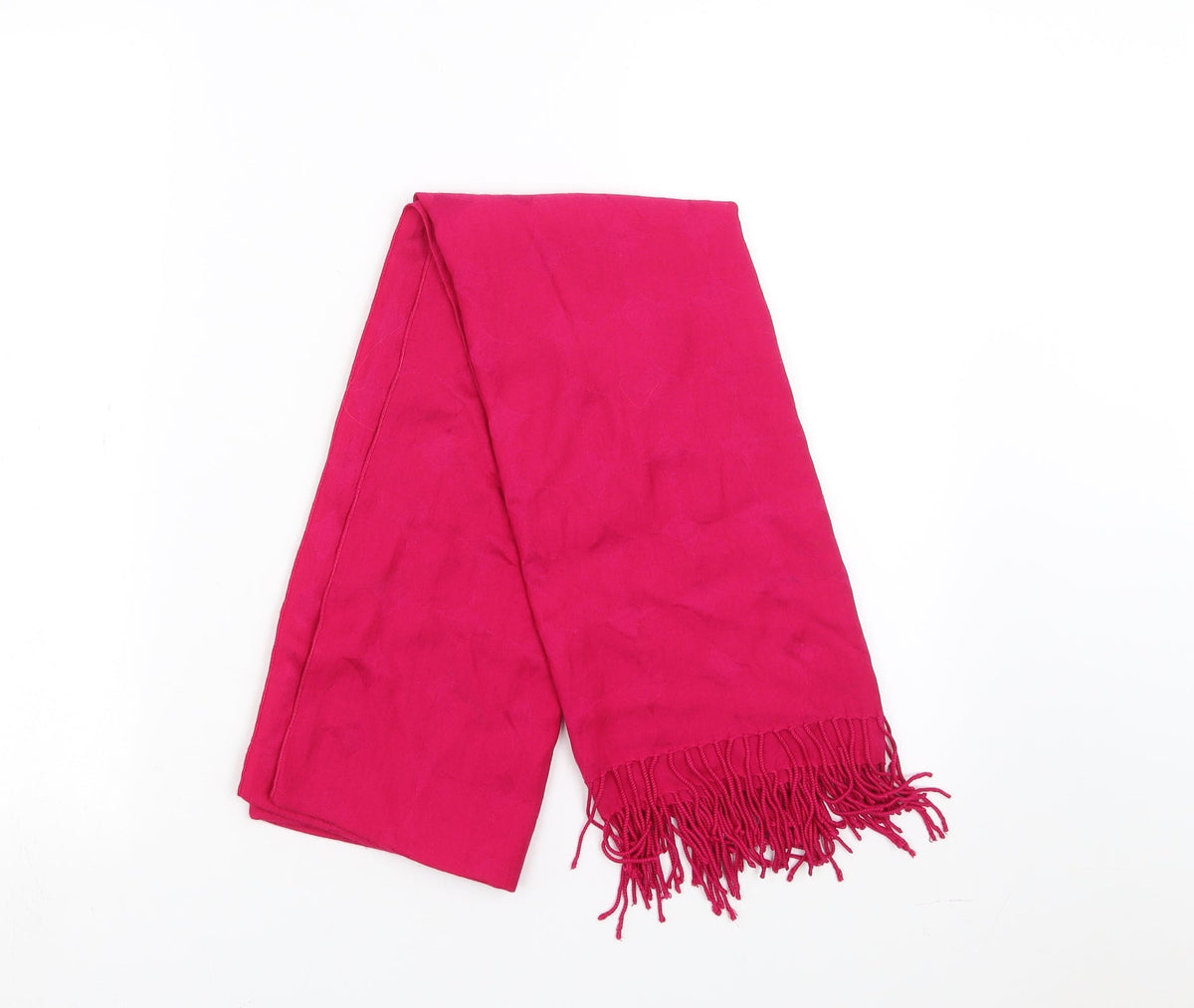 Preworn Womens Pink Geometric Shawl/Wrap