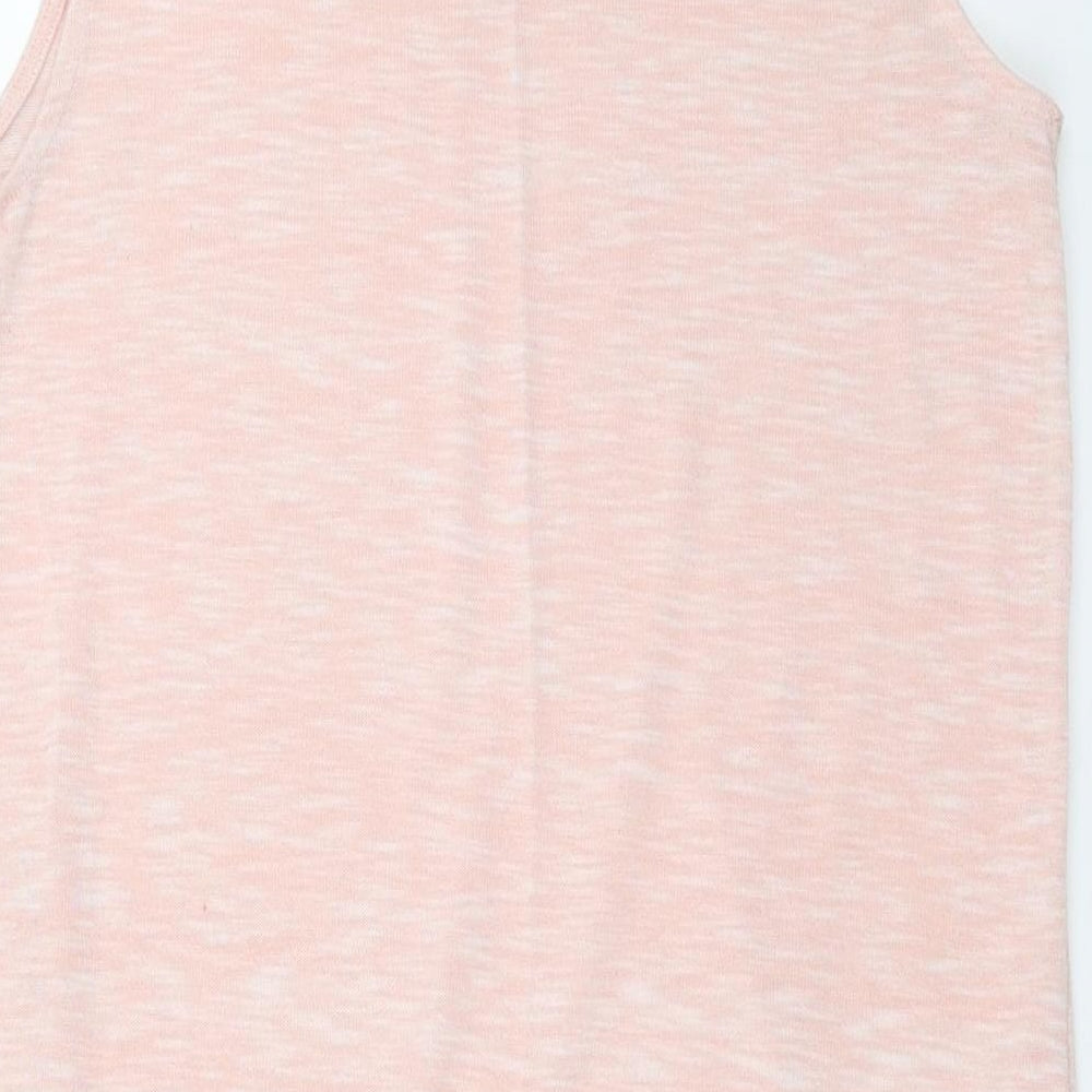 F&F Womens Pink Knit Basic Blouse Size 14