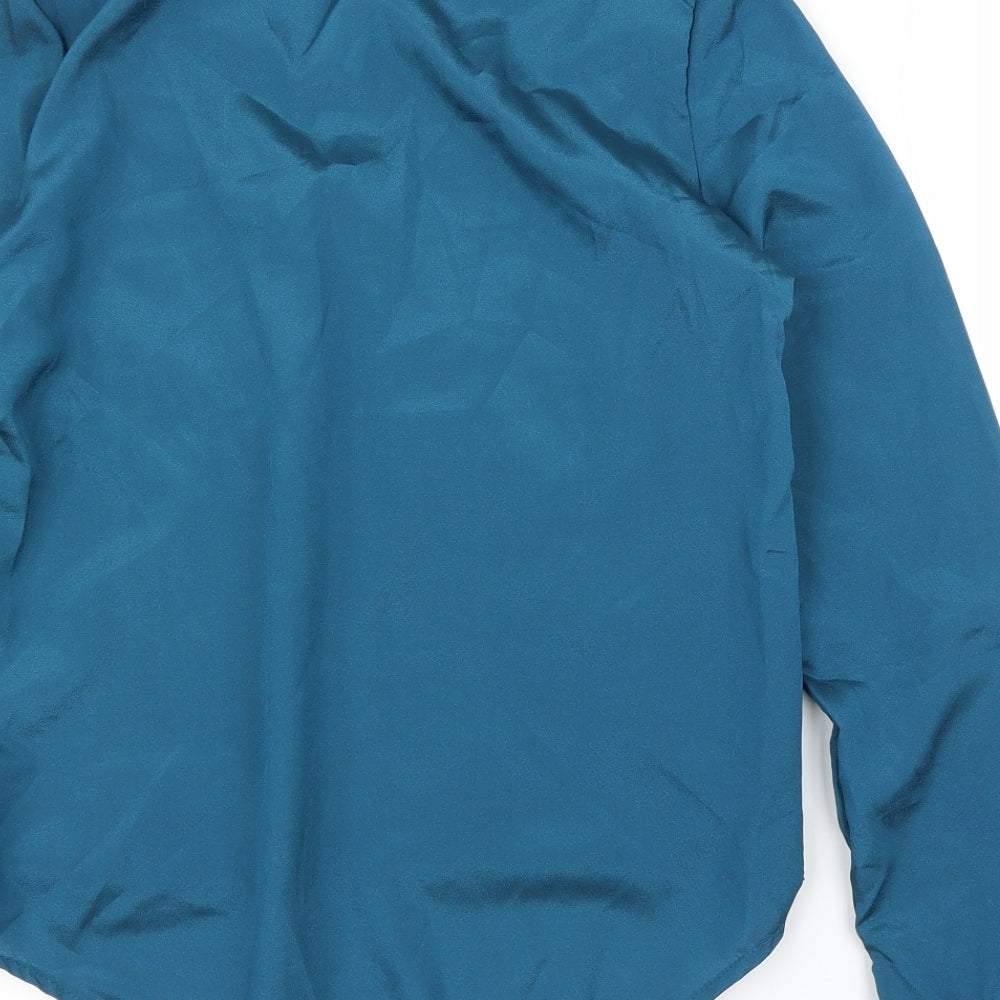 Preworn Womens Green Basic Blouse Size M