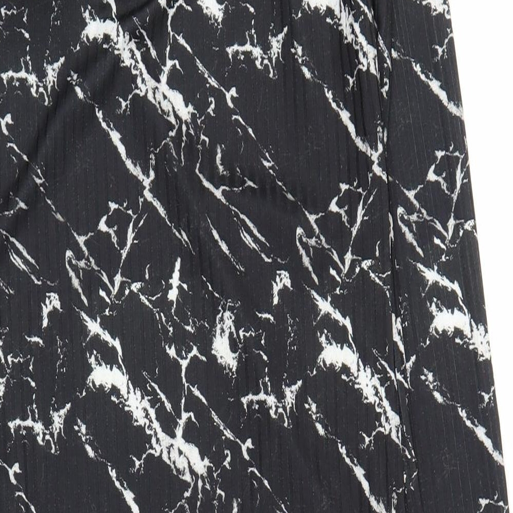 Vivichi Womens Black Tie Dye A-Line Size M