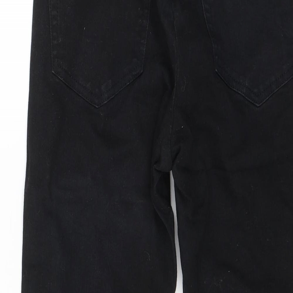 Topshop Womens Black Denim Skinny Jeans Size 28