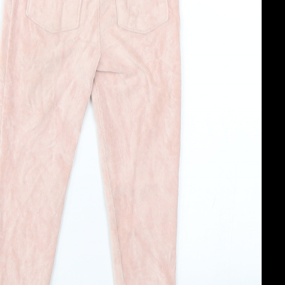 Primark Girls Pink Corduroy Jogger Trousers Size 5-6 Years