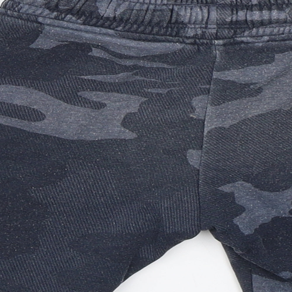 Next Boys Black Camouflage Sweat Shorts Size 3 Years