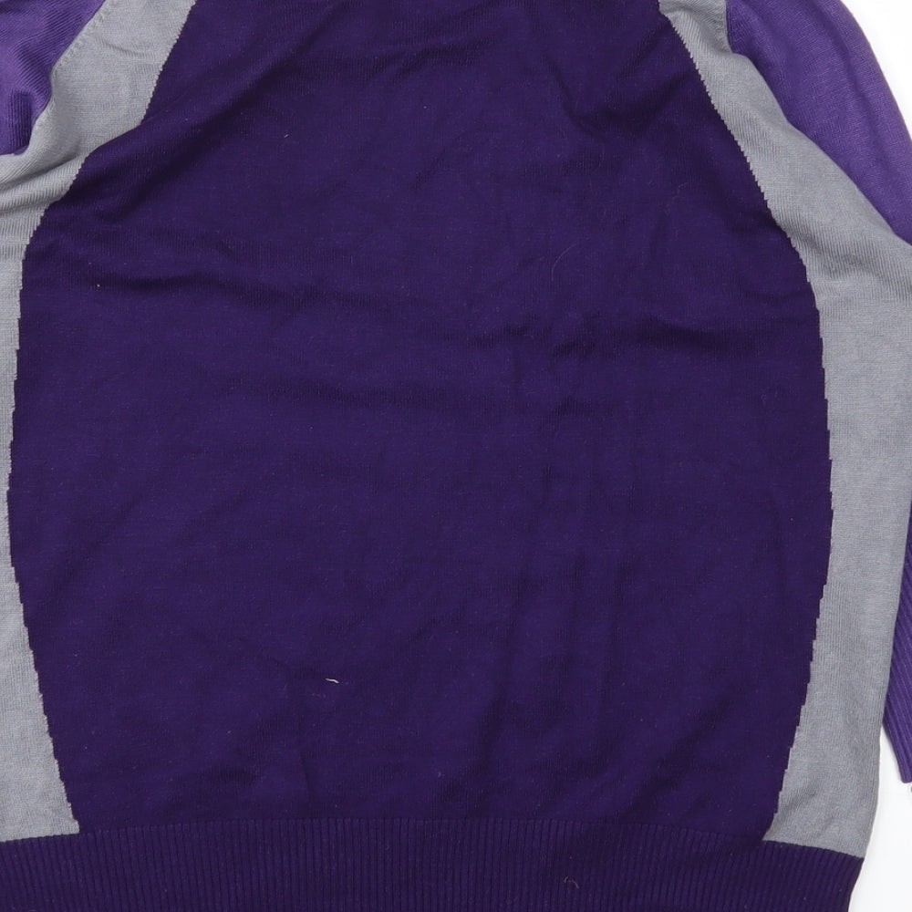 Preworn Womens Purple Pullover Jumper Size M