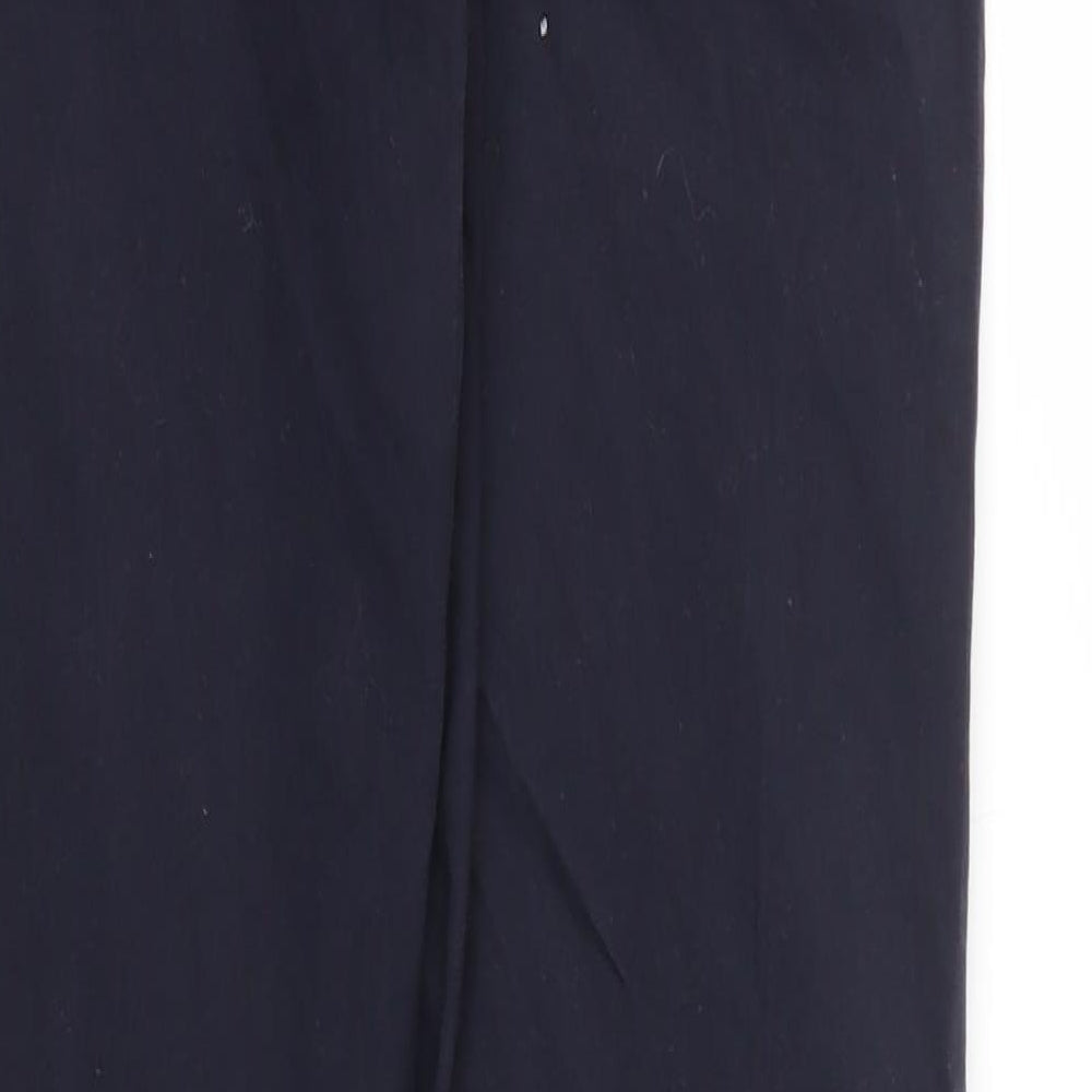 H&M Womens Blue Trousers Size 12 L30 in