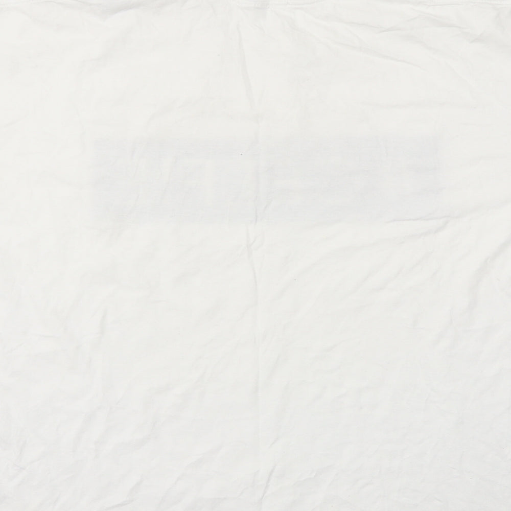 Blonde + Blonde Womens White Basic Polo Size 16