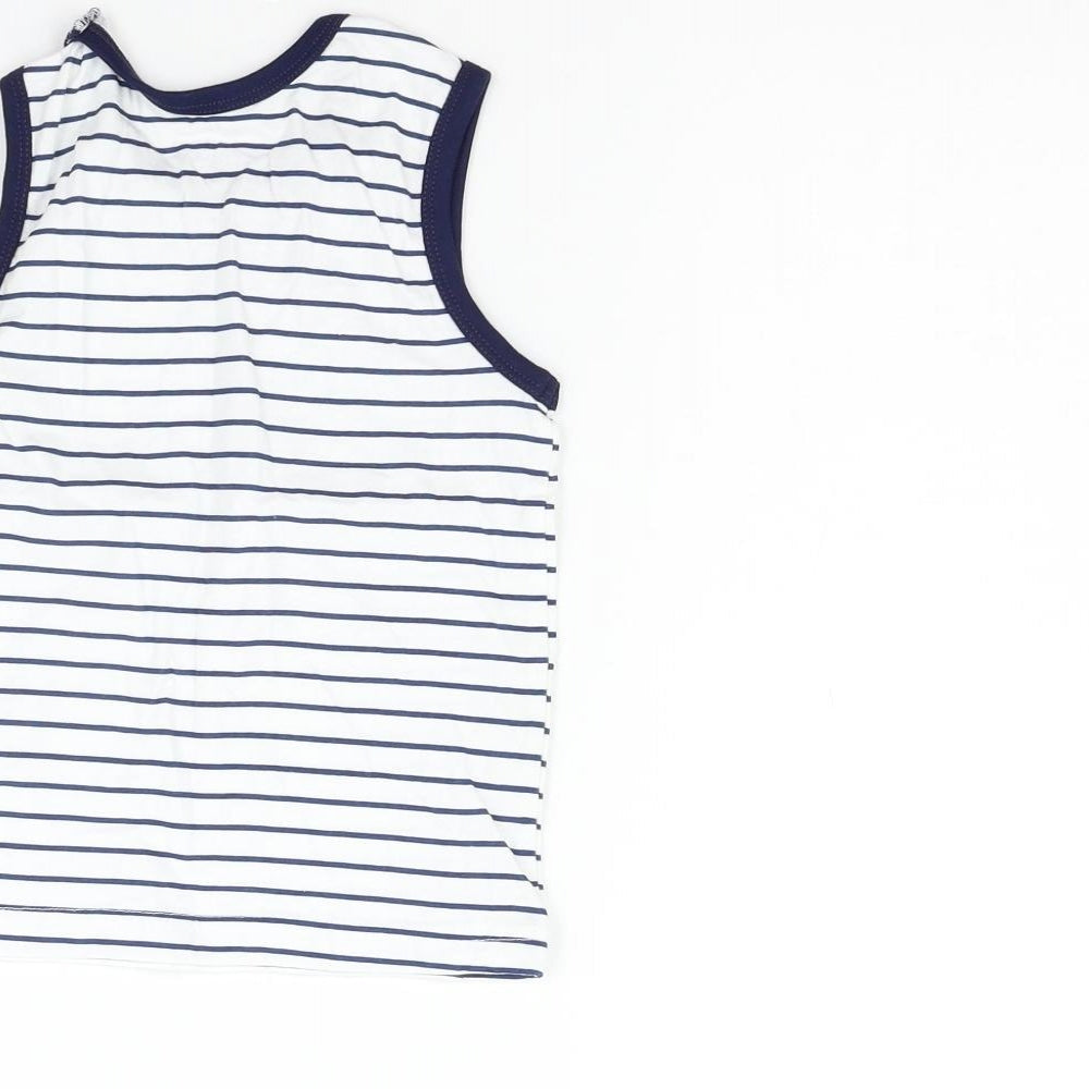 Primark Girls White Basic Tank Size 3-4 Years