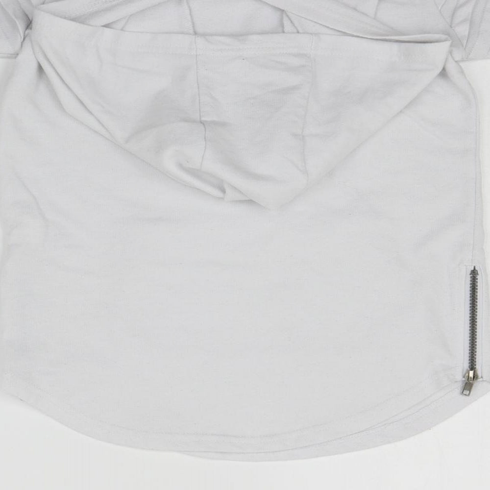 urban id Girls White Pullover Jumper Size 7-8 Years