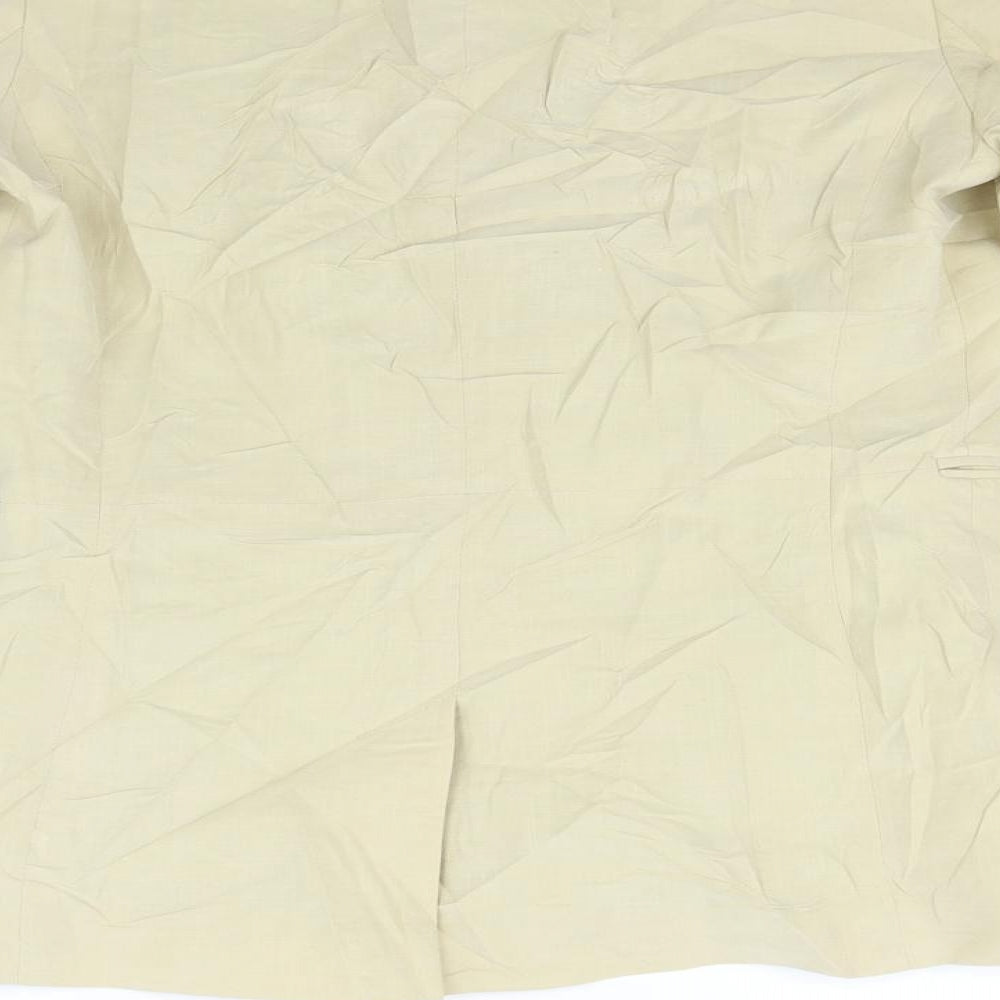 H&M Womens Beige Jacket Suit Size 10