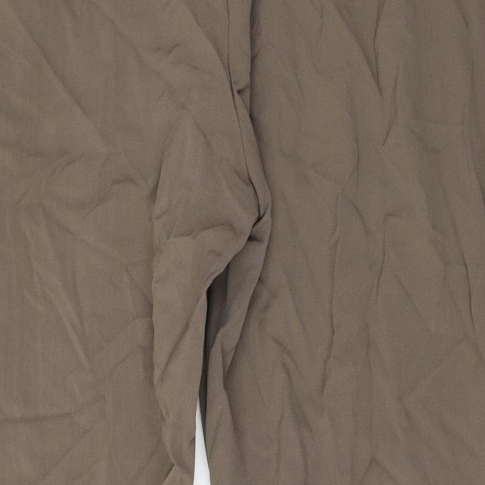 Essential Collection Womens Black Trousers Size 46 in L25 in