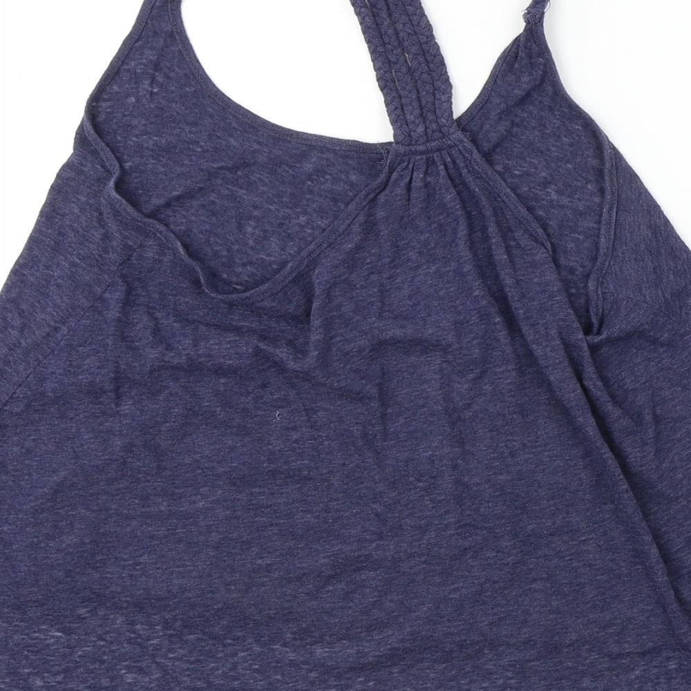 ocean drive Womens Blue Basic T-Shirt Size 8