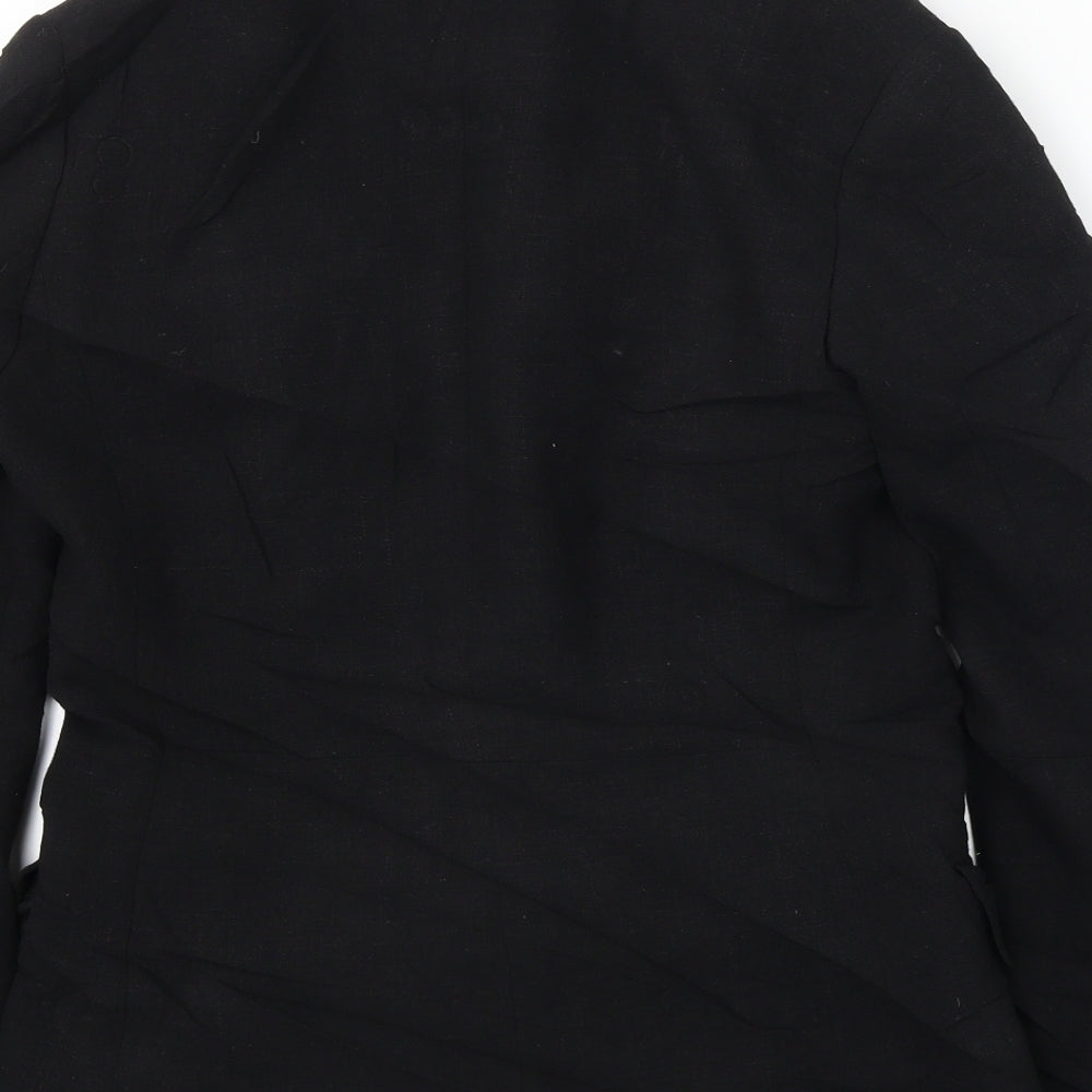Preworn Womens Black Jacket Blazer Size 10