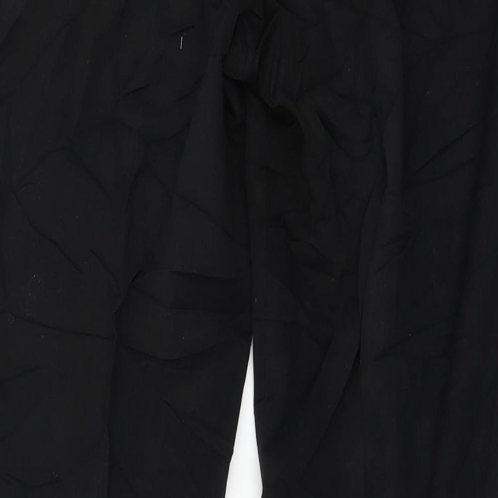 anna Montana Womens Black Trousers Size 34 in L29 in