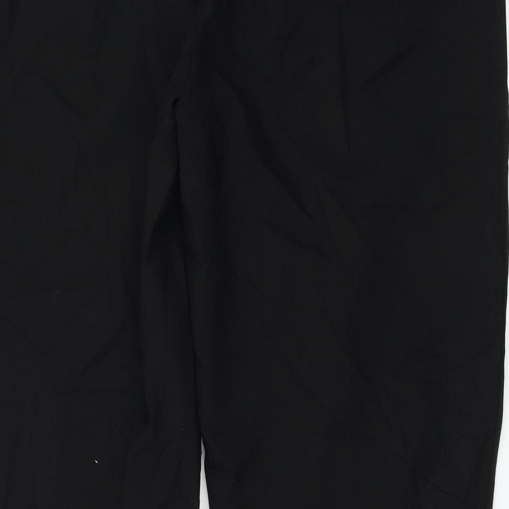 George Womens Black Trousers Size 14 L24 in