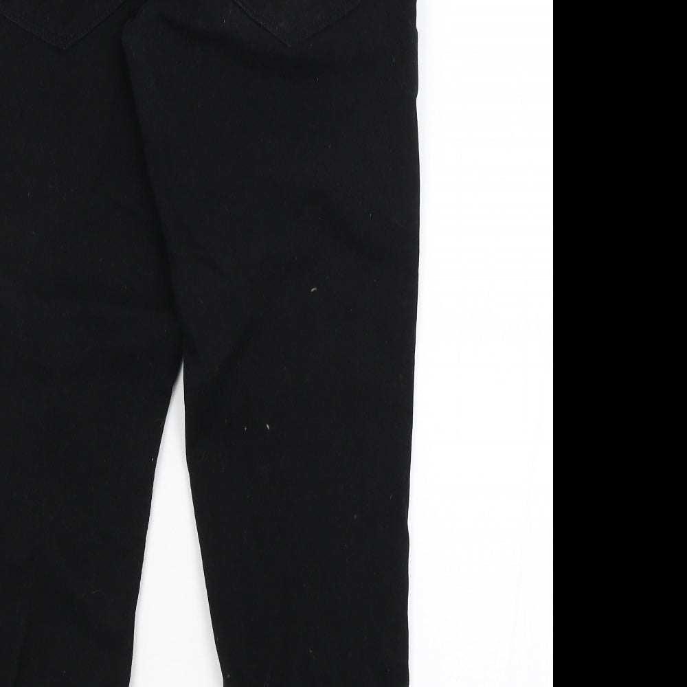 Preworn Mens Black Straight Jeans Size 30 in L25 in