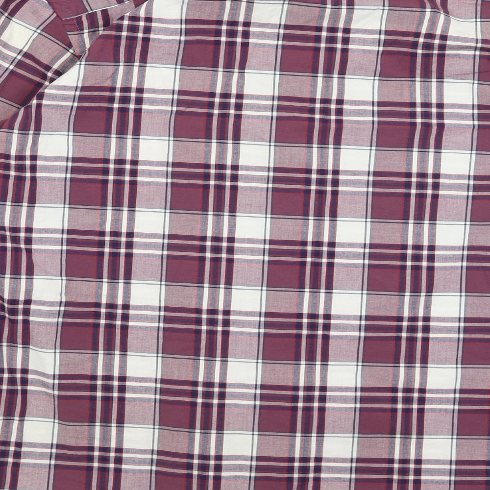 Old Navy Mens Red Plaid Button-Up Size S