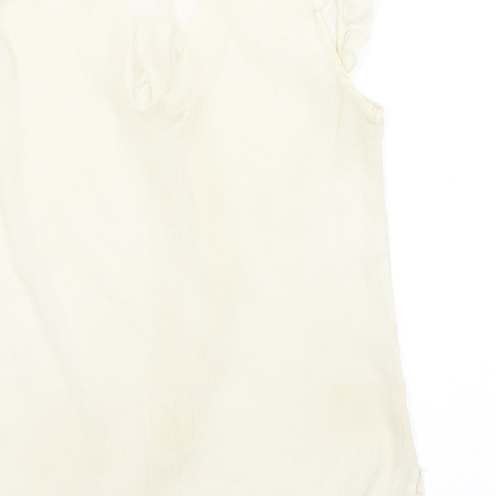 Atmosphere Womens Ivory Basic Blouse Size 8