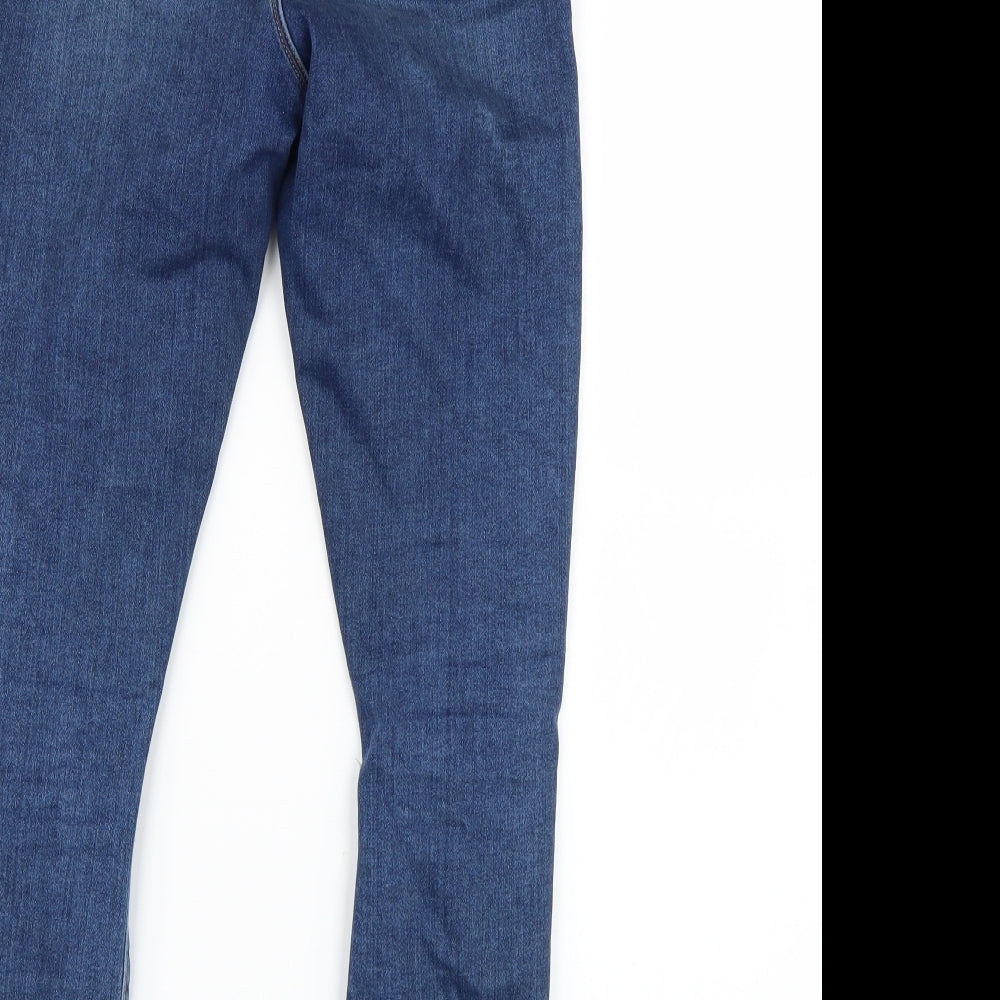 ASOS Womens Blue Denim Skinny Jeans Size 26 L30 in