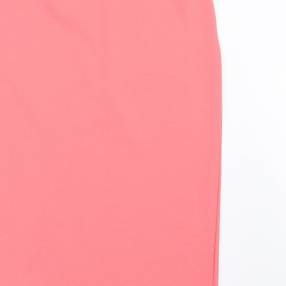 Pink Boutique Womens Pink Wrap Skirt Size 10