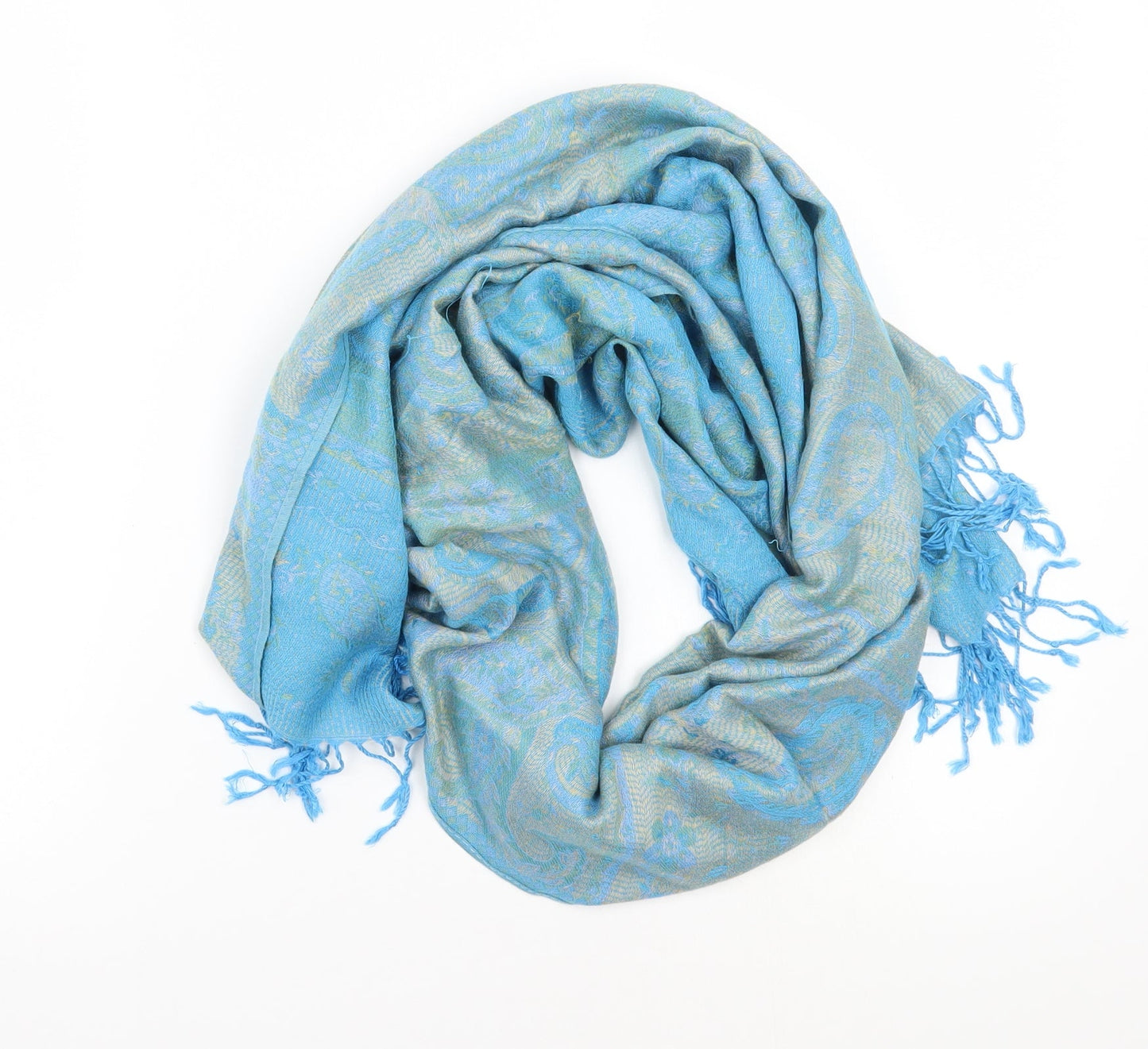 Preworn Womens Blue Scarf