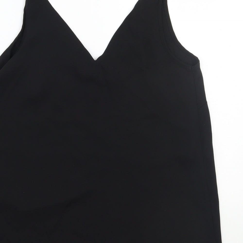 Papaya Womens Black Basic Tank Size 10