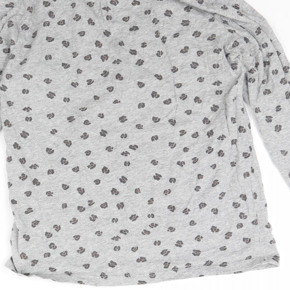 George Womens Grey Basic T-Shirt Size 4
