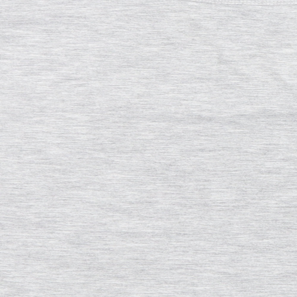 IVY PARK Womens Grey Cropped T-Shirt Size S