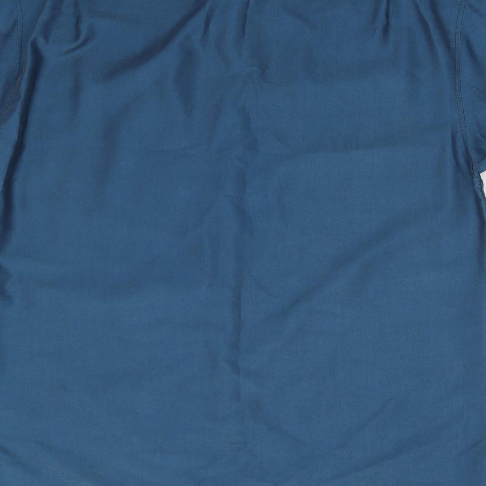 Copperstone Mens Blue Button-Up Size M