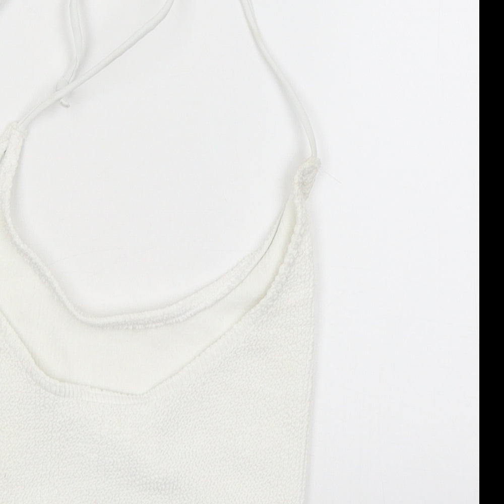 Missguided Womens White Camisole Tank Size S