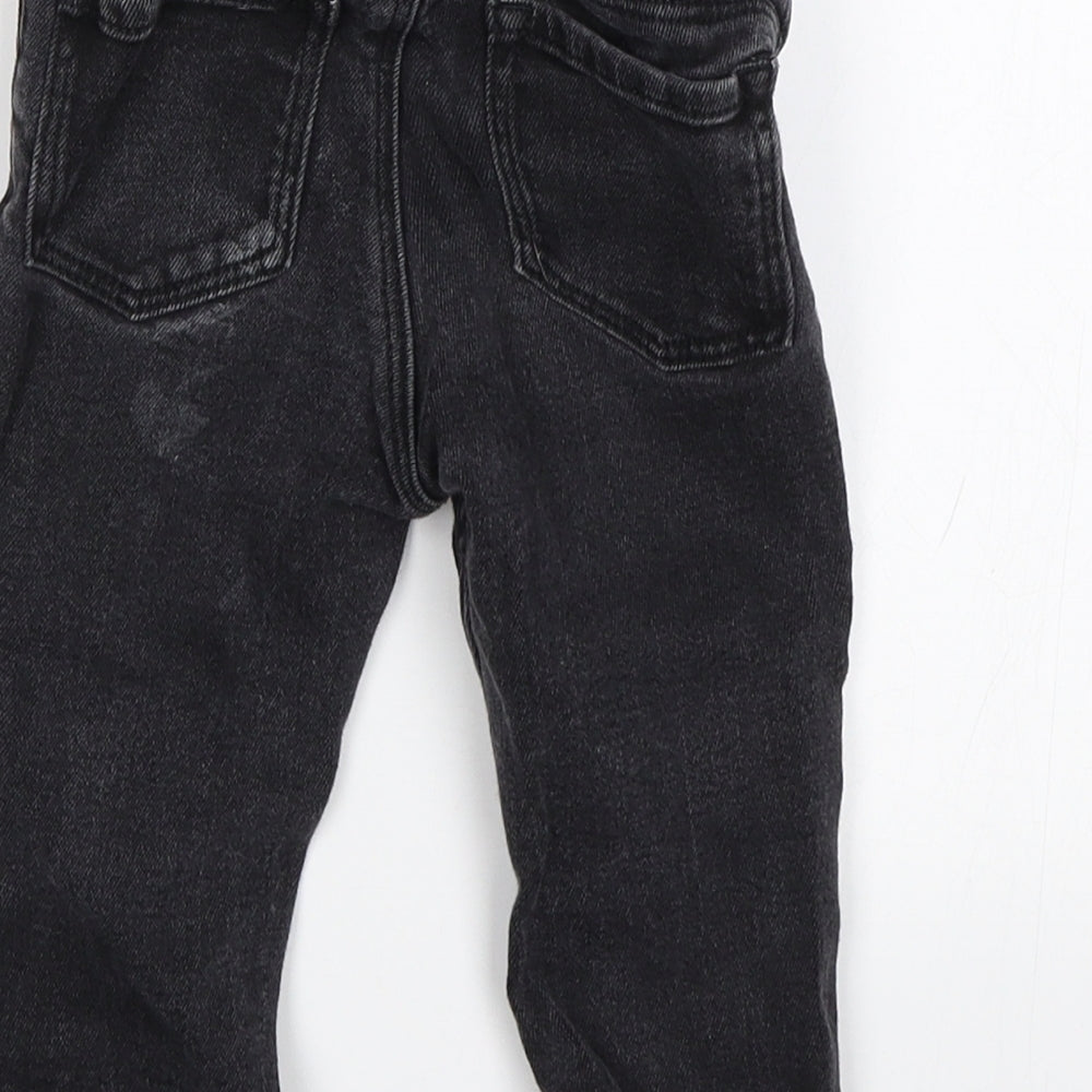 H&M Baby Black Denim Jogger Jeans Size 9 Months