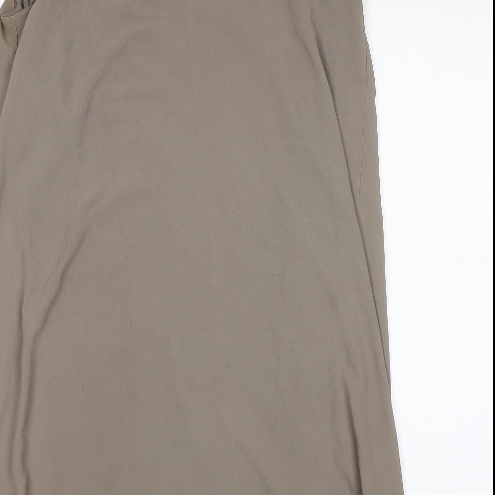 Senzatempo Womens Beige Shift Size M