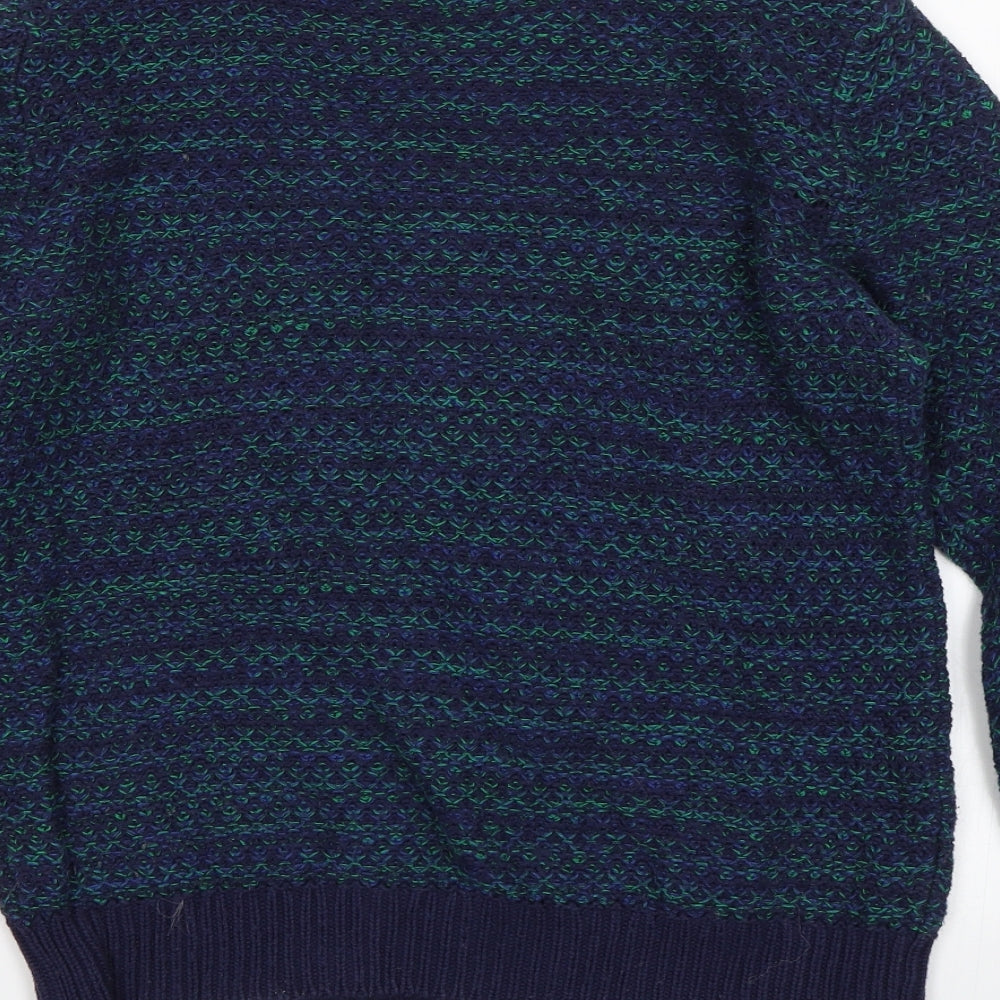 Monoprix Womens Blue Pullover Jumper Size S