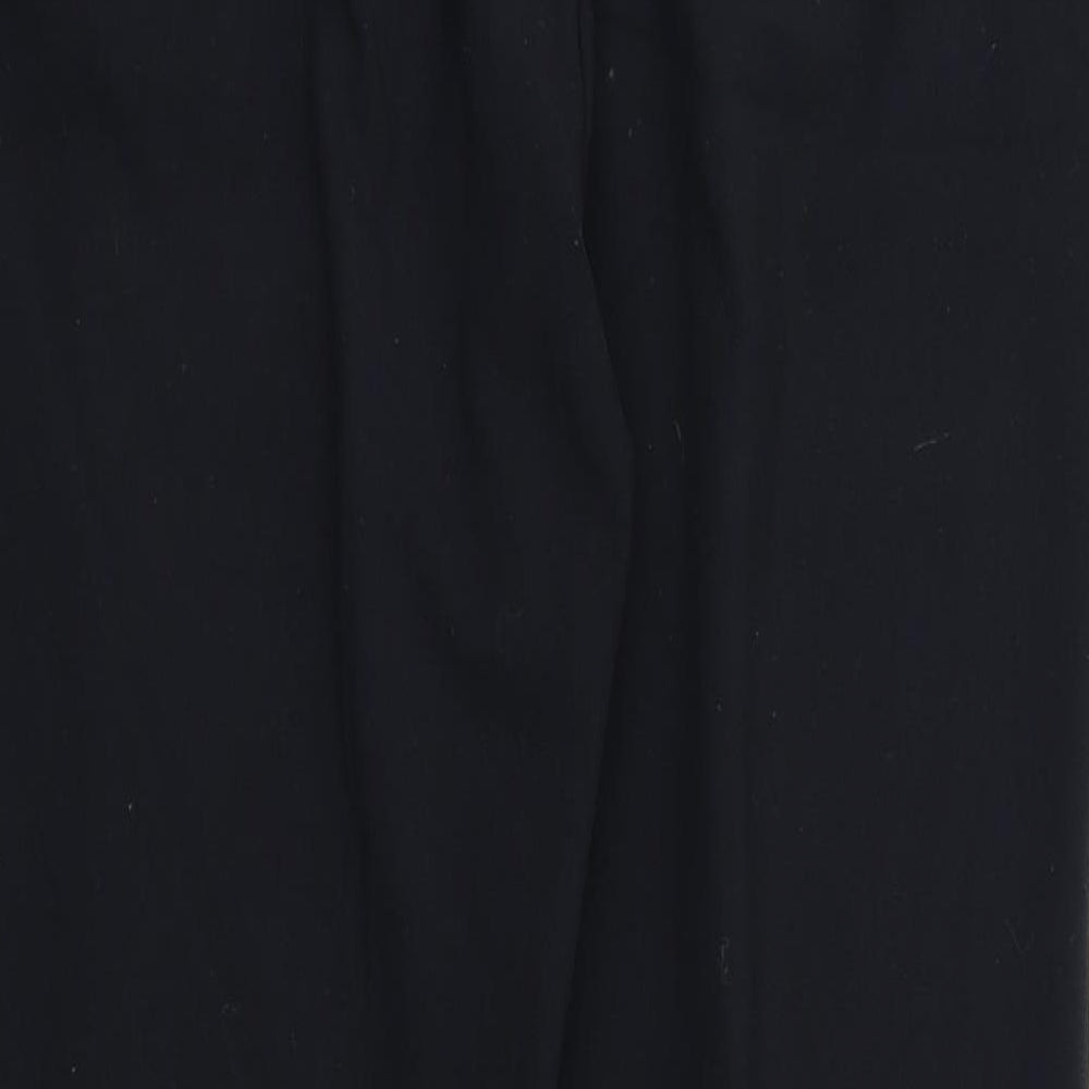 Marks & Spencer Womens Black Dress Pants Trousers Size 10 L27 in