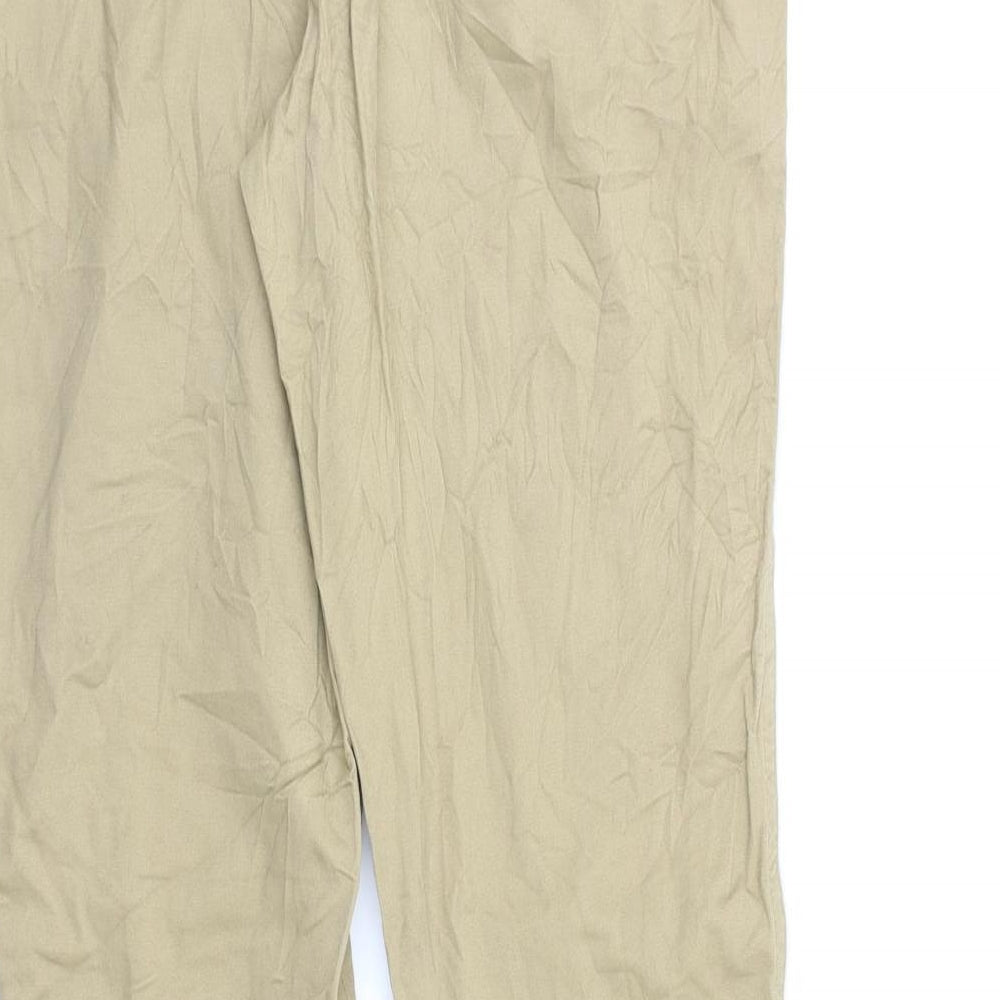 Authentic Womens Beige Trousers Size 12 L28 in